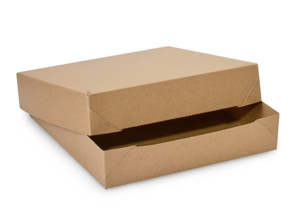 Recycled Brown Kraft Gift Boxes: 100 Pack / Assortment