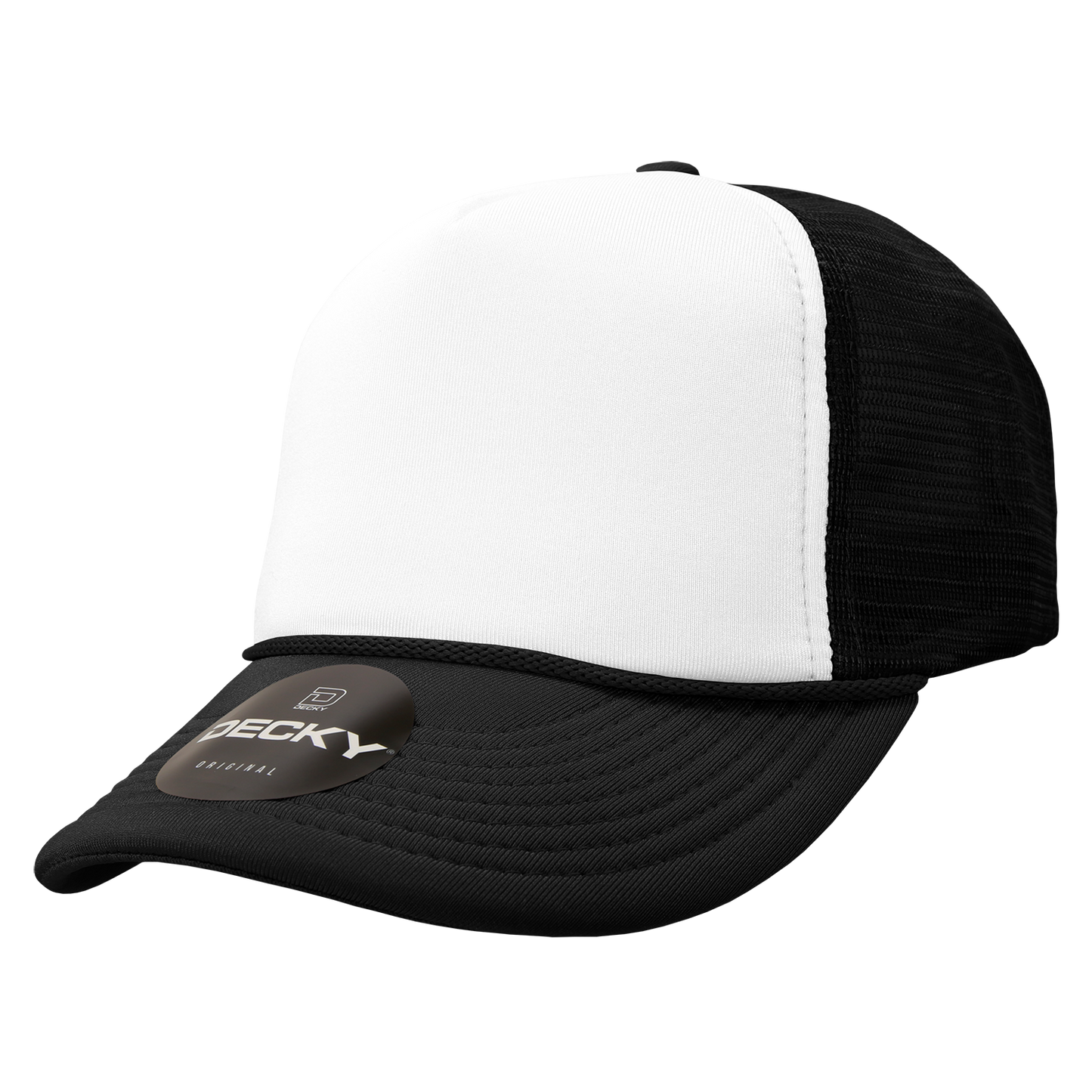 Blank Trucker Foam Mesh 2-Tone Hats - Decky 210/6025