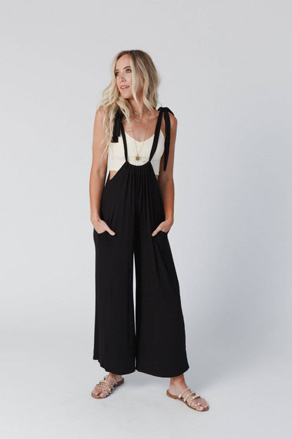 Forever Jumpsuit:Black:XL