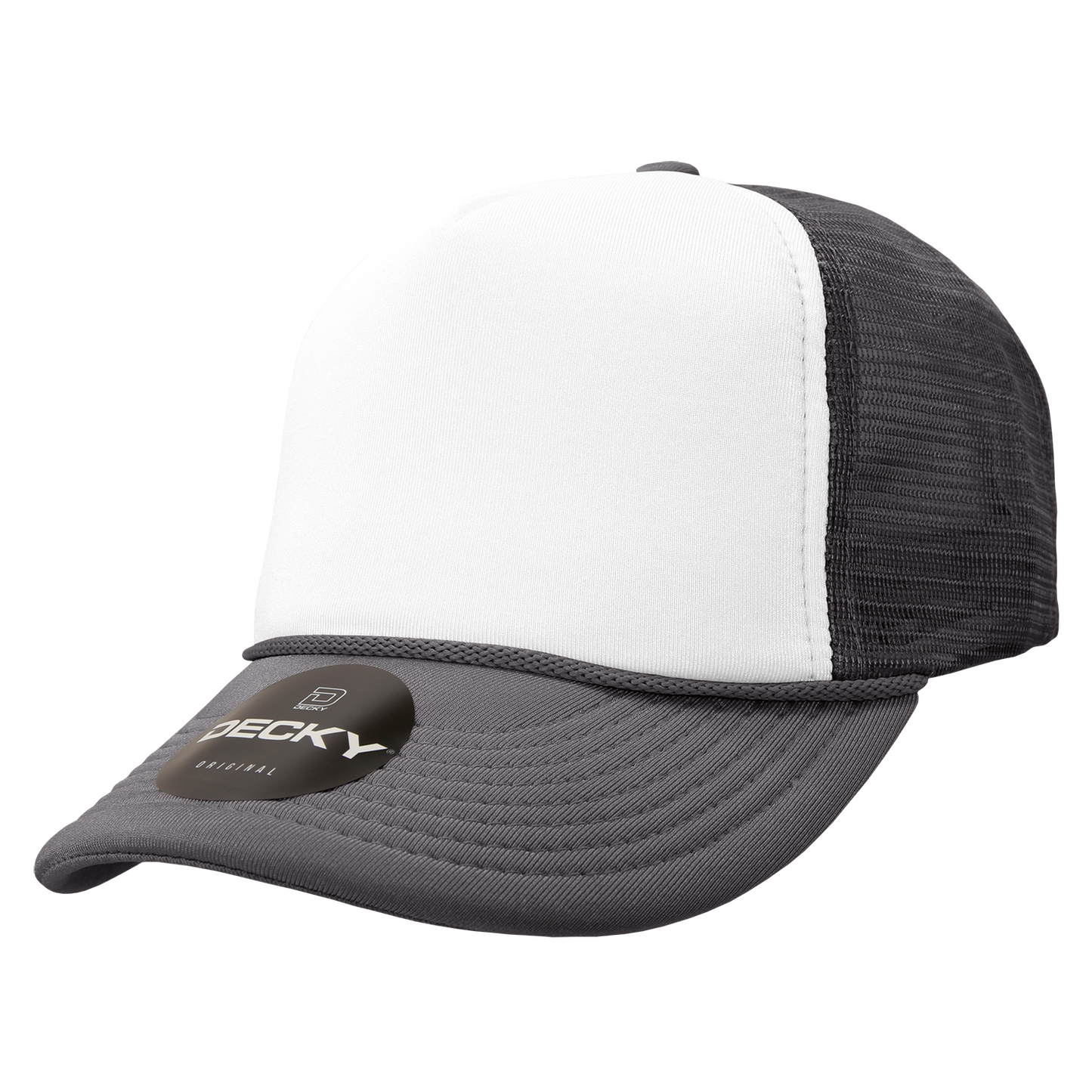 Blank Trucker Foam Mesh 2-Tone Hats - Decky 210/6025