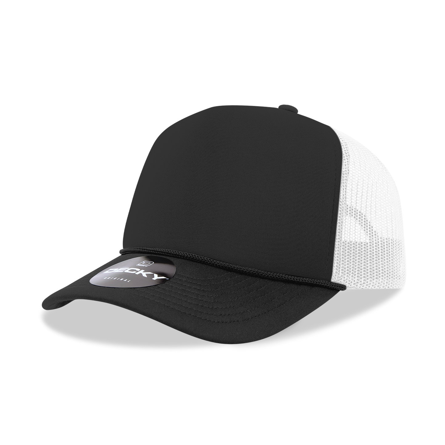 Decky 6025 - Mid Profile, 5 Panel Foam Trucker Hat - 6025