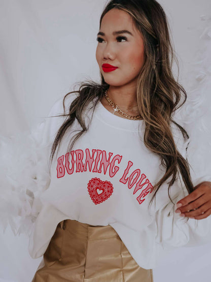 Burning Love Sweatshirt: Large