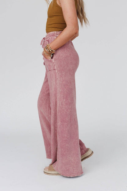 Robin Wide Leg:Mauve: M