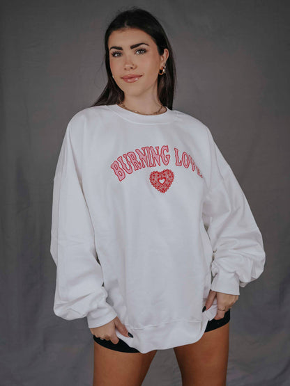 Burning Love Sweatshirt: Large