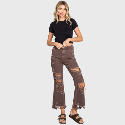 RIGID VINTAGE CROPPED FLARE: 7/27