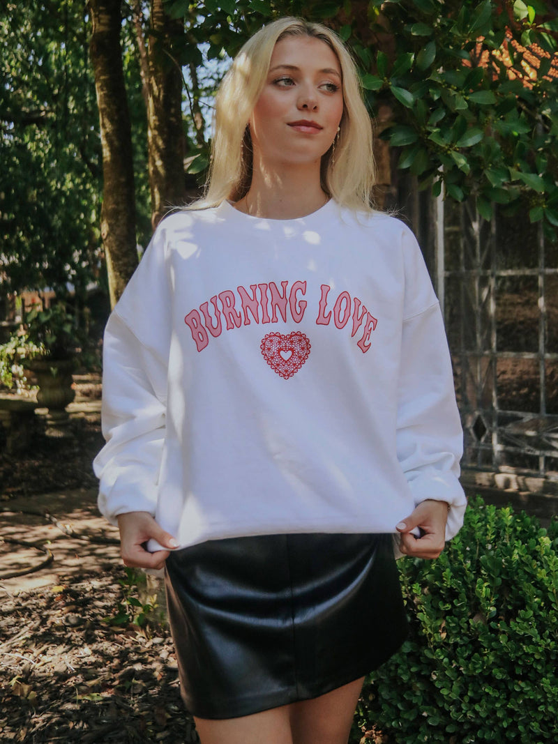 Burning Love Sweatshirt: Large