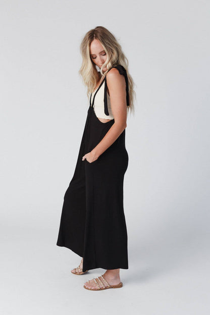 Forever Jumpsuit:Black:XL