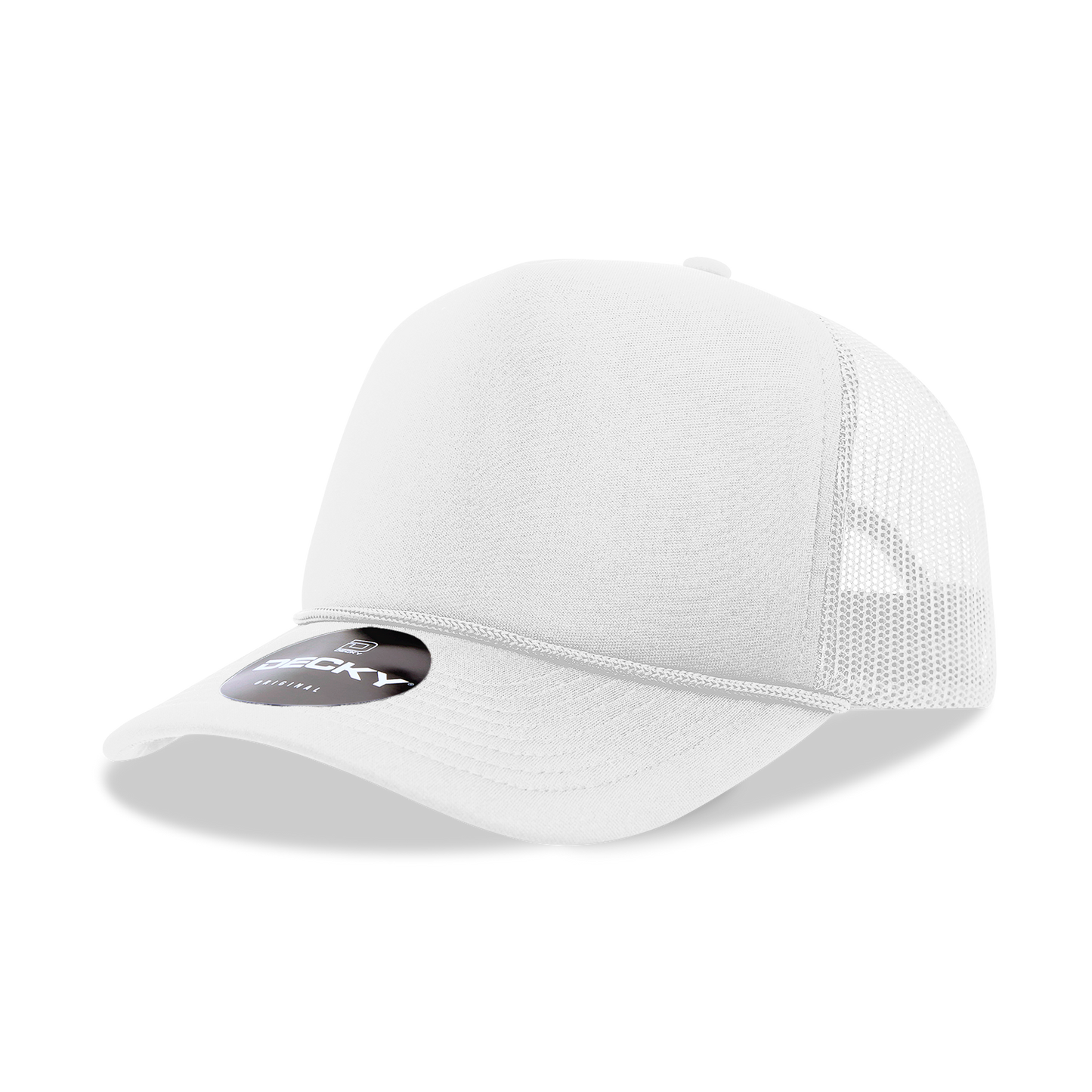 Decky 6025 - Mid Profile, 5 Panel Foam Trucker Hat - 6025