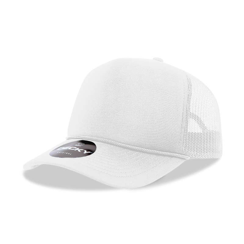 Decky 6025 - Mid Profile, 5 Panel Foam Trucker Hat - 6025