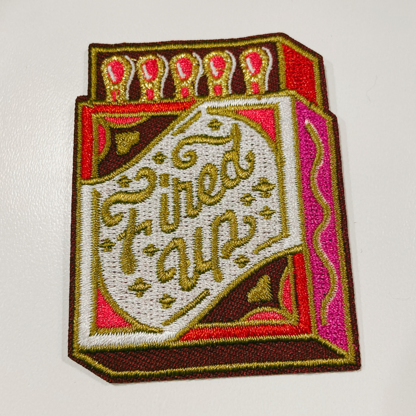 2.5" Fired Up Matchbox -  Embroidered Hat Patch: Embroidered Patch