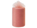 Value Color Tulle Ribbon: 1 Pack / 6"x100 yards / Raspberry Pink