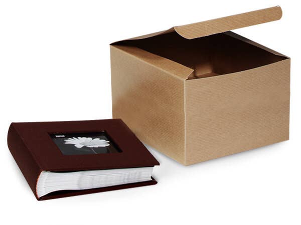 Recycled Brown Kraft Gift Boxes: 100 Pack / Assortment