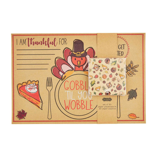 Thanksgiving Placemat and Napkin Set