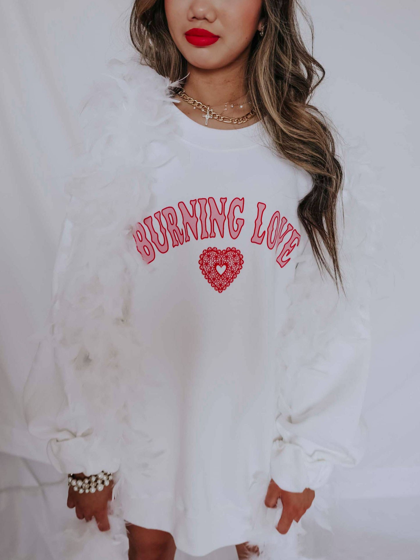 Burning Love Sweatshirt: Large