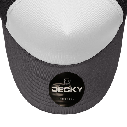 Blank Trucker Foam Mesh 2-Tone Hats - Decky 210/6025