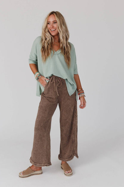 So Comfy Pant:Mocha: L