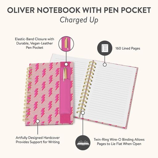 Charged Up Oliver Notebook