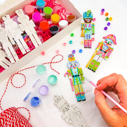 DIY Nutcracker Ornaments for Christmas Tree Painting Kit