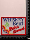 Whiskey Bent and Lake Bound Hat Patch, Vacation hat patch