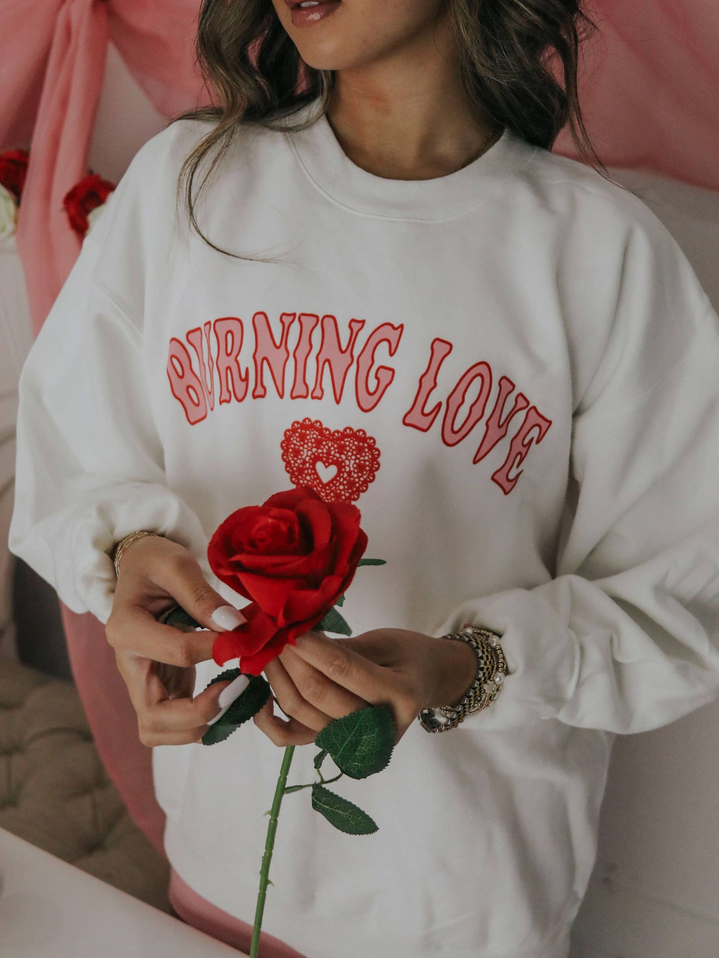 Burning Love Sweatshirt: Large