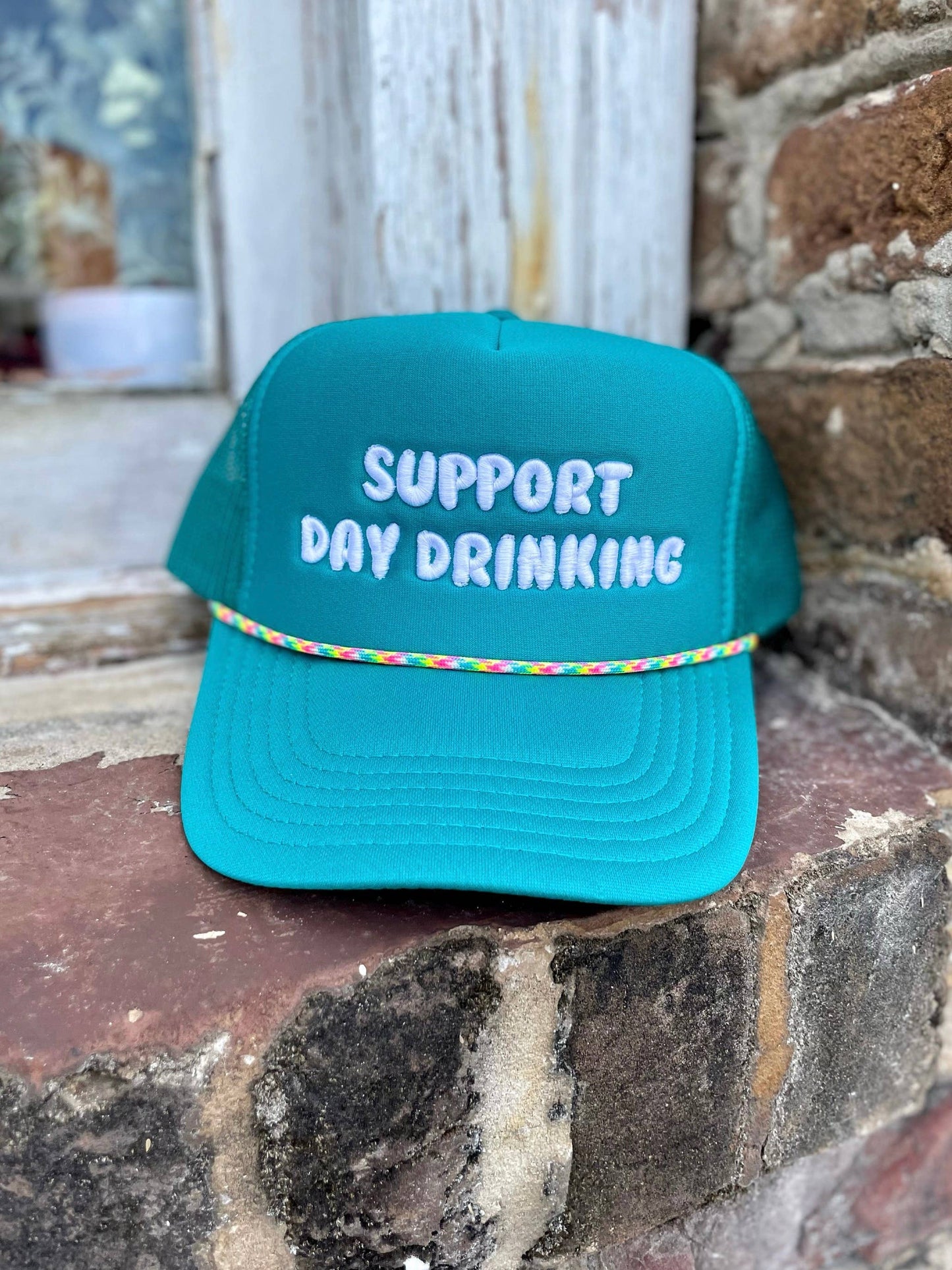 Support Day Drinking Foam Trucker