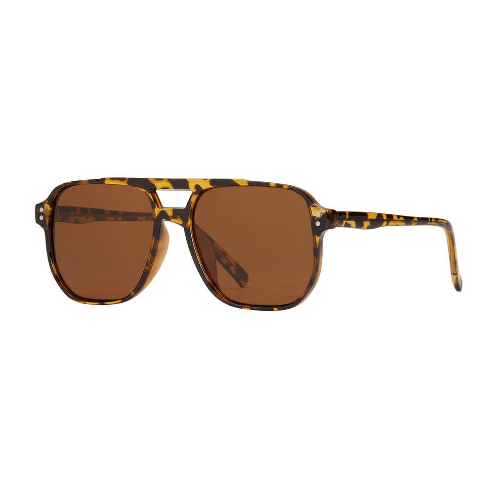 Pedro - Walnut Tortoise / Brown Polarized Lens