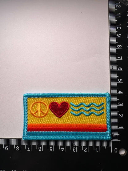 Peace Love Water, Bright Summer Patch