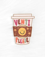 Venti Please Decal Sticker