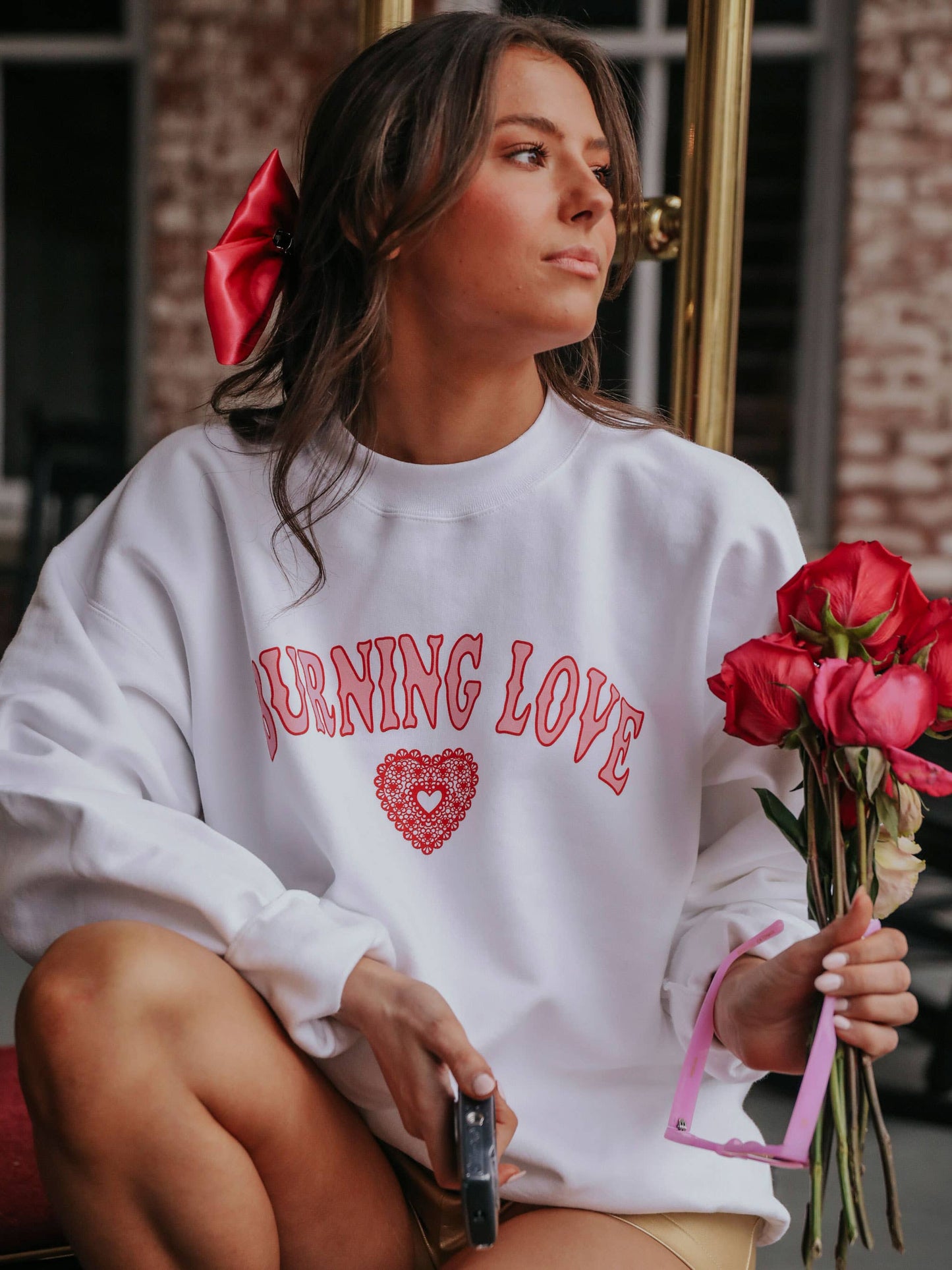 Burning Love Sweatshirt: Large