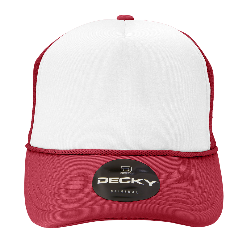 Blank Trucker Foam Mesh 2-Tone Hats - Decky 210/6025