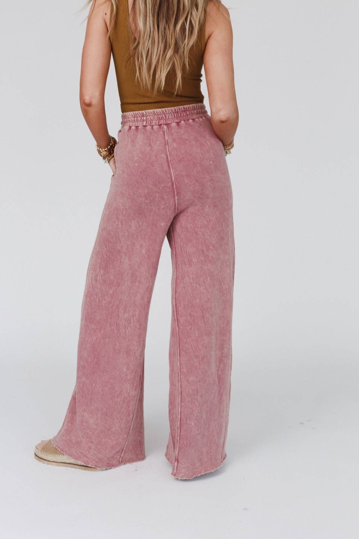 Robin Wide Leg:Mauve: M