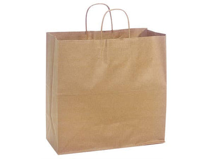 Brown Kraft Paper Shopping Bags: Cub 8x4.75x10" / 250 Pack