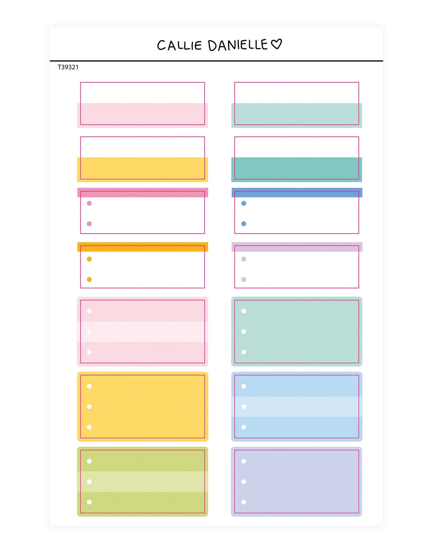 Labels Sticker Sheet