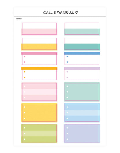 Labels Sticker Sheet