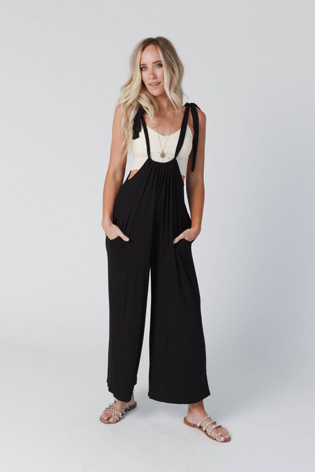 Forever Jumpsuit:Black:XL