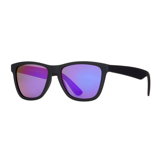 Puerto - Matte Black/ Purple Mirror Polarized Lens