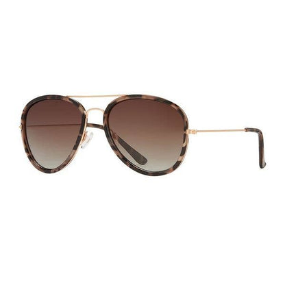 Asher -  Ivory Tort/Gold / Gradient Brown Polarized