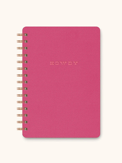 Howdy (Pink Punch) Agatha Notebook