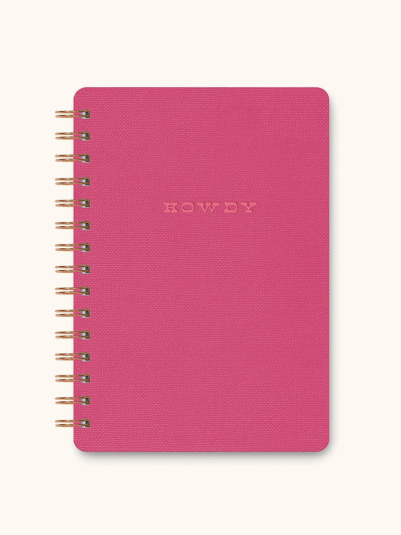 Howdy (Pink Punch) Agatha Notebook