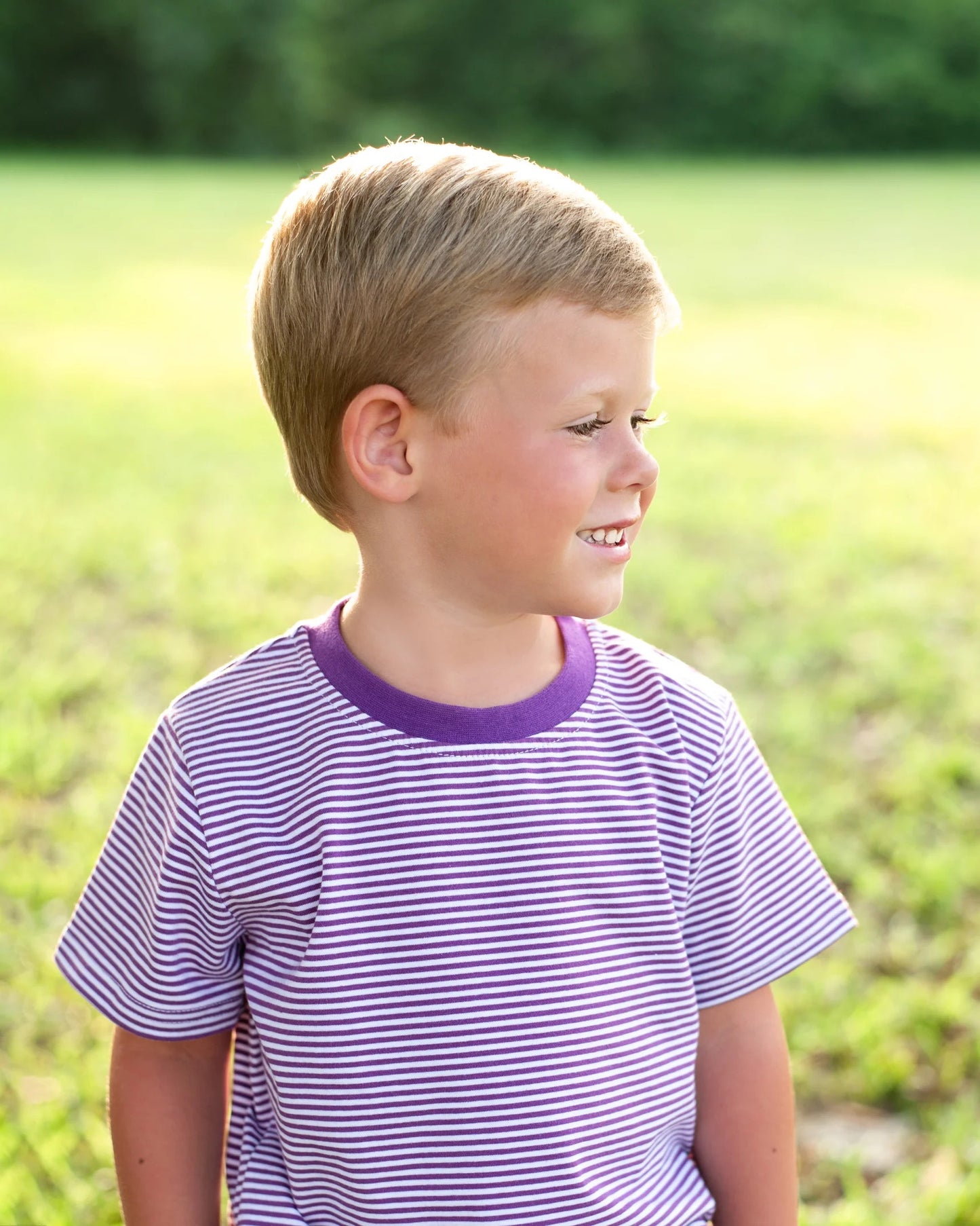 BOYS Graham Shirt- PURPLE