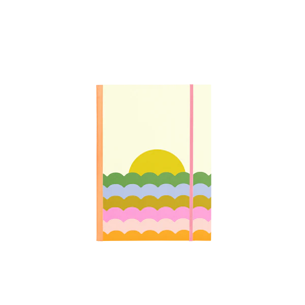 TOOT Sunset Scallop Notebook Y Tape