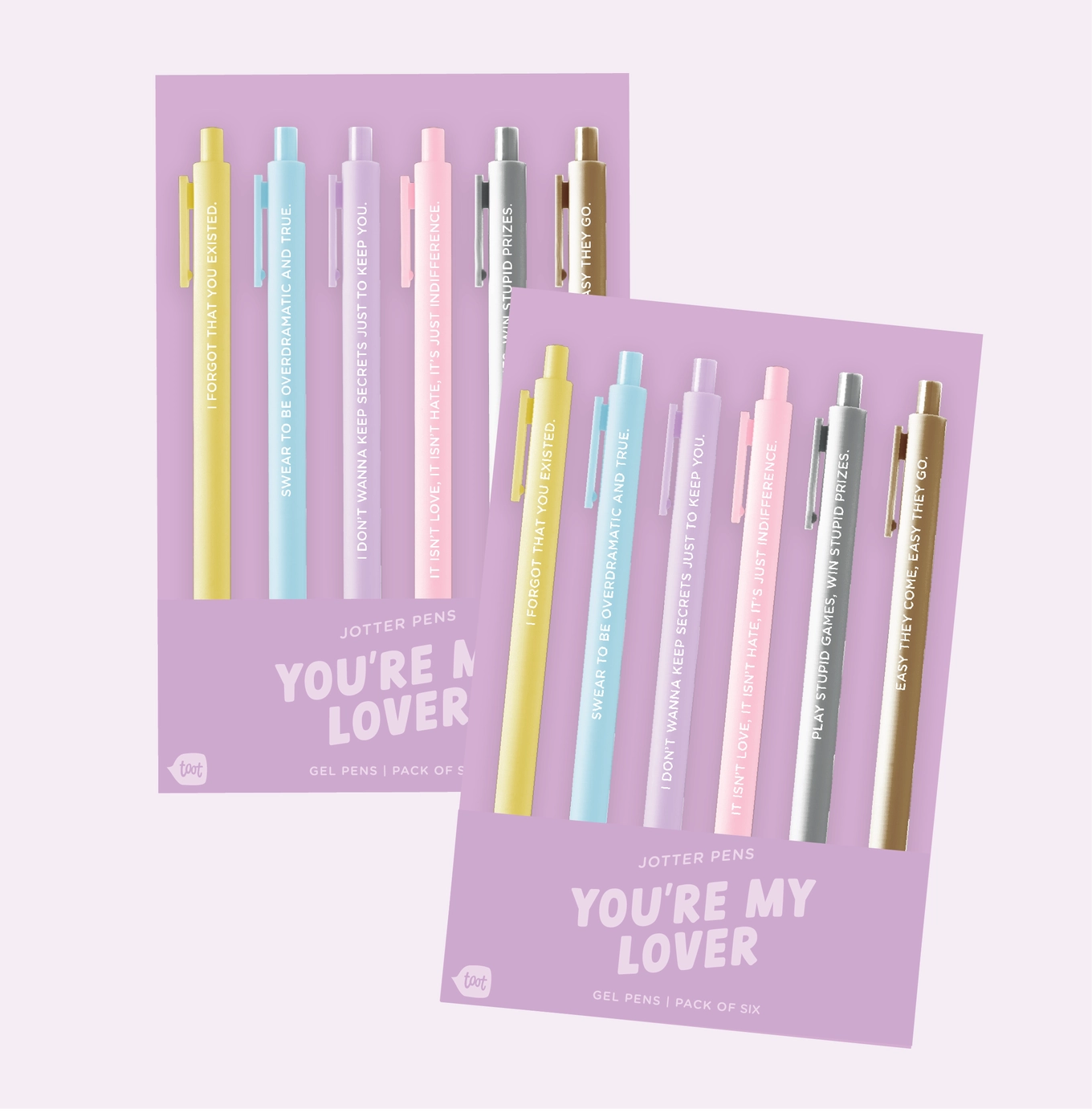 You're My Lover (Toot Jotter Pen 6 Pack)