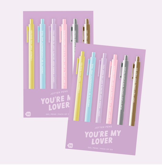 You're My Lover (Toot Jotter Pen 6 Pack)