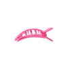 PARADISE PINK SMALL FLAT SQUAR HAIR CLIP