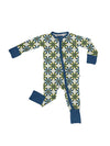 QUILT BOY LONG SLEEVE ZIP PJ