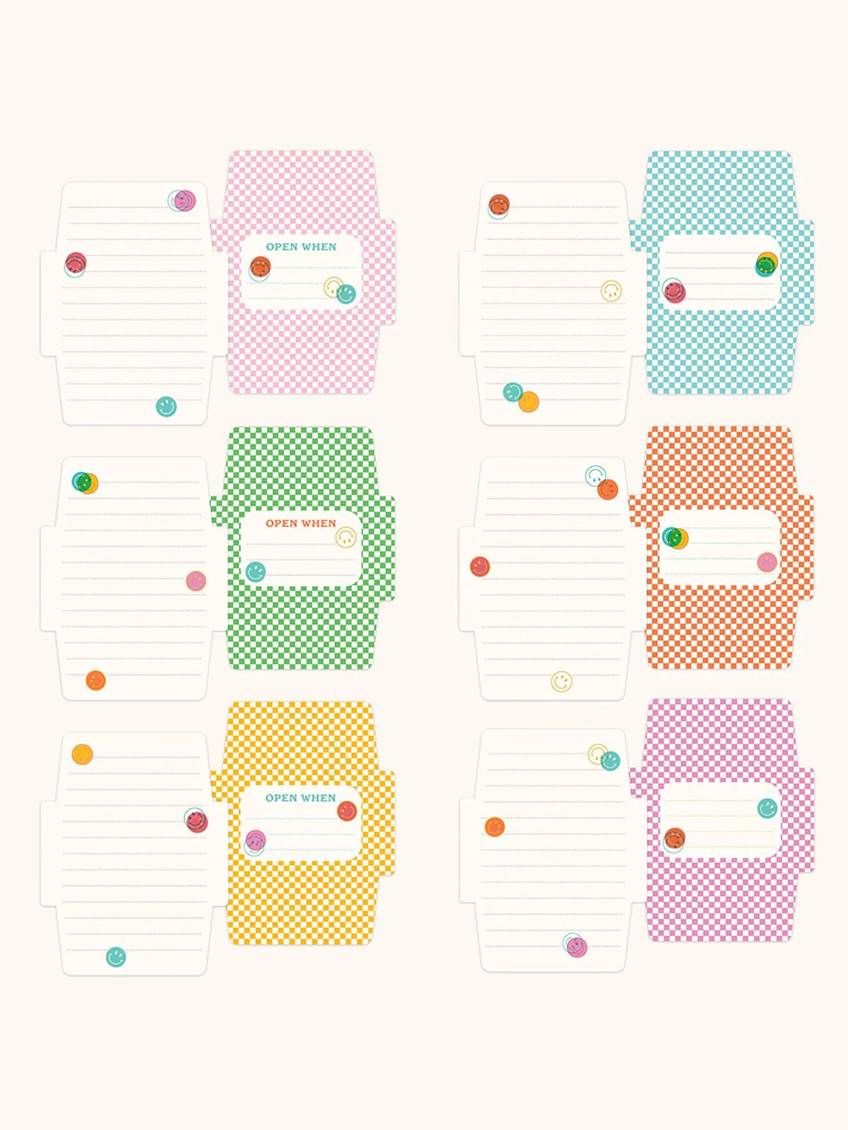 Happy Vibes Mini Memos with Stickers