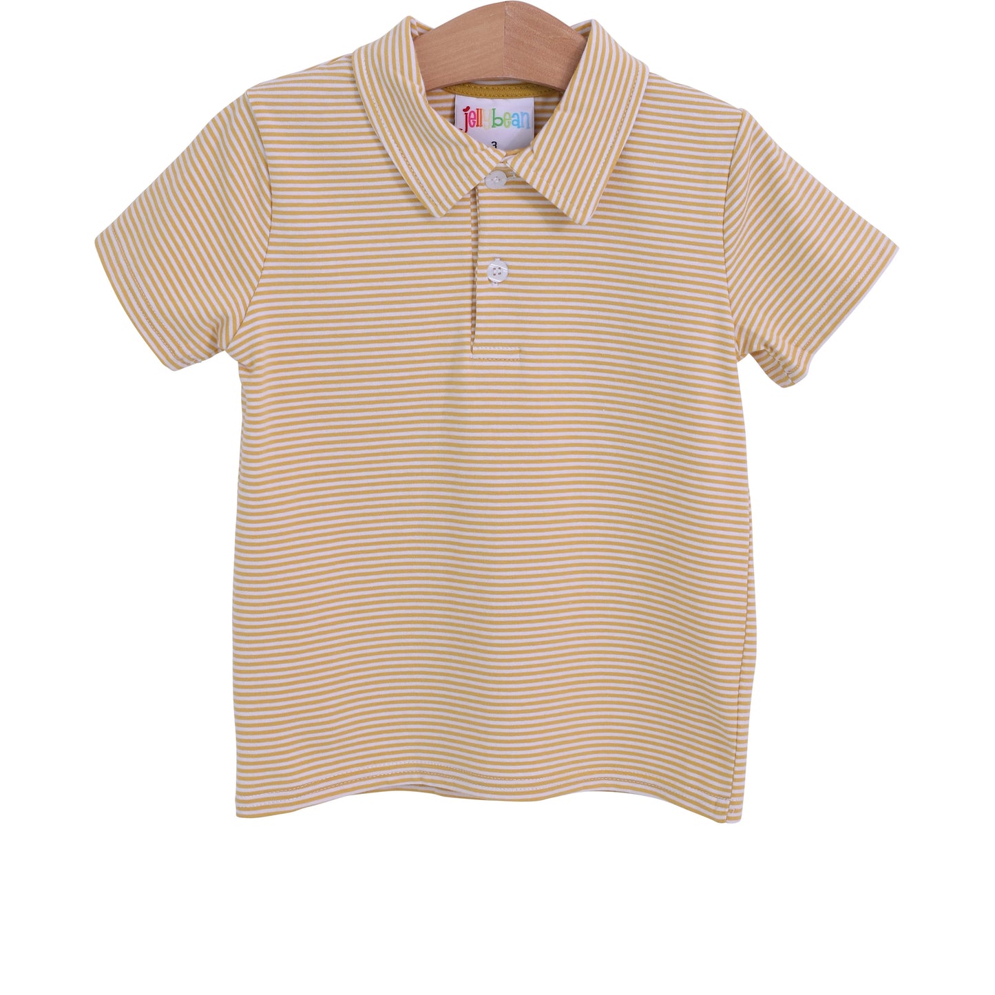 TODDLER Polo - GOLD STRIPE