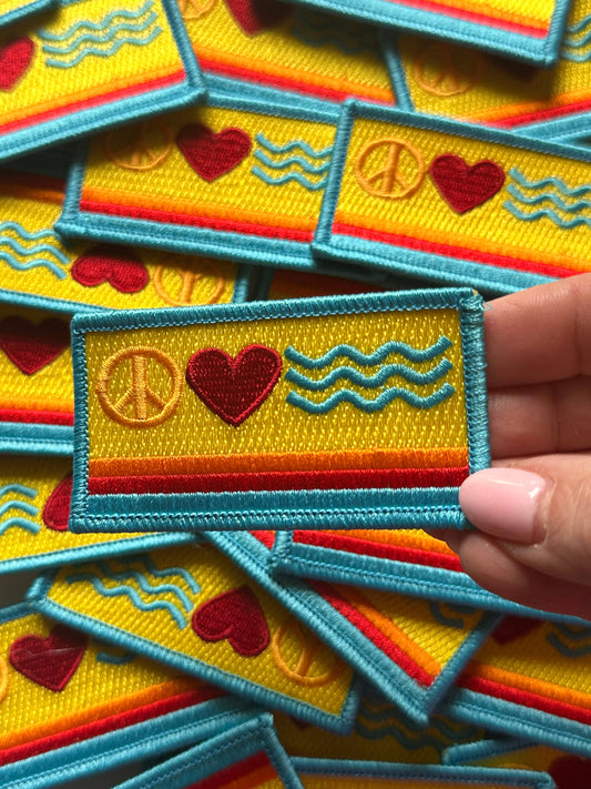 Peace Love Water, Bright Summer Patch