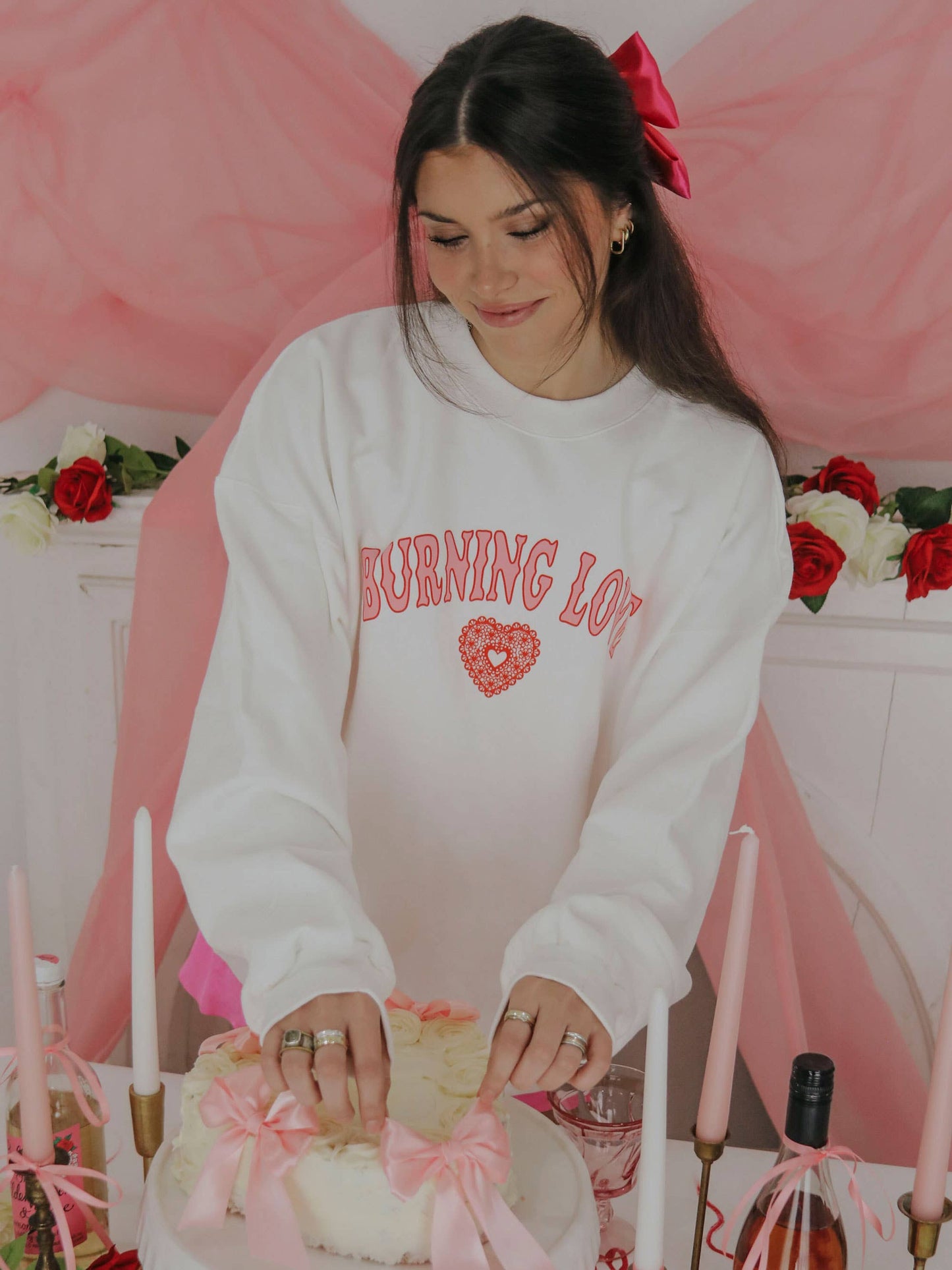 Burning Love Sweatshirt: Large