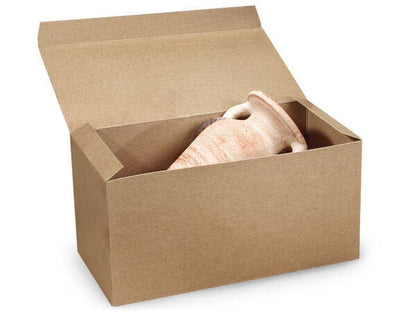 Recycled Brown Kraft Gift Boxes: 100 Pack / 9x4.5x4.5"